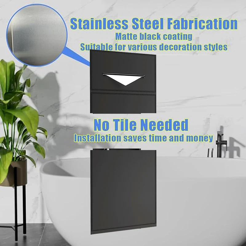 Double-Layer Tissue Holder Niche Two-in-One